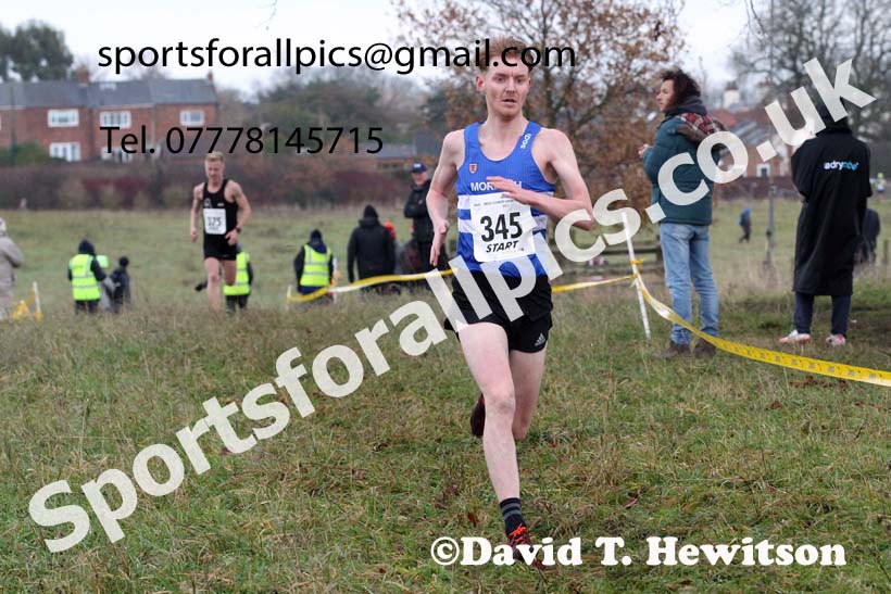 Senior men, 2021 North Eastern Cross Country Championships, Sedgefield. Photo: David T. Hewitson/Sports for All Pics